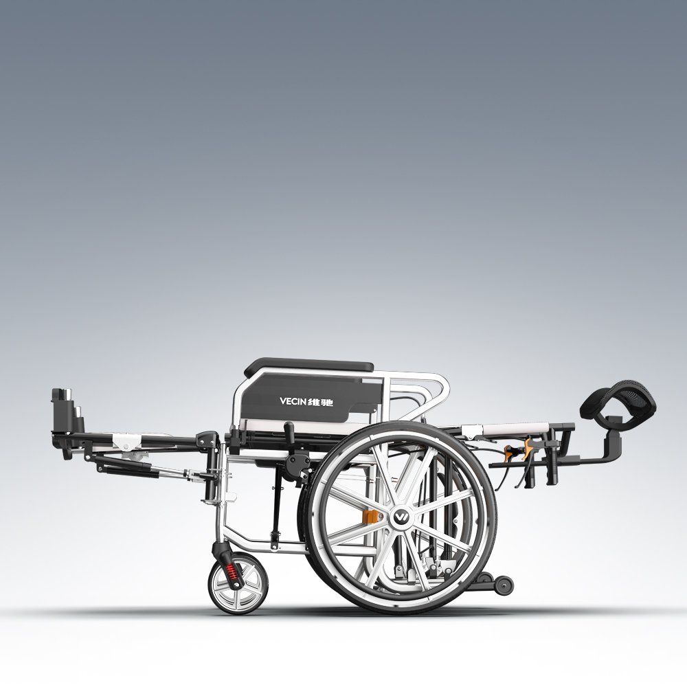 model vc606 03 high back reclining commode wheelchair