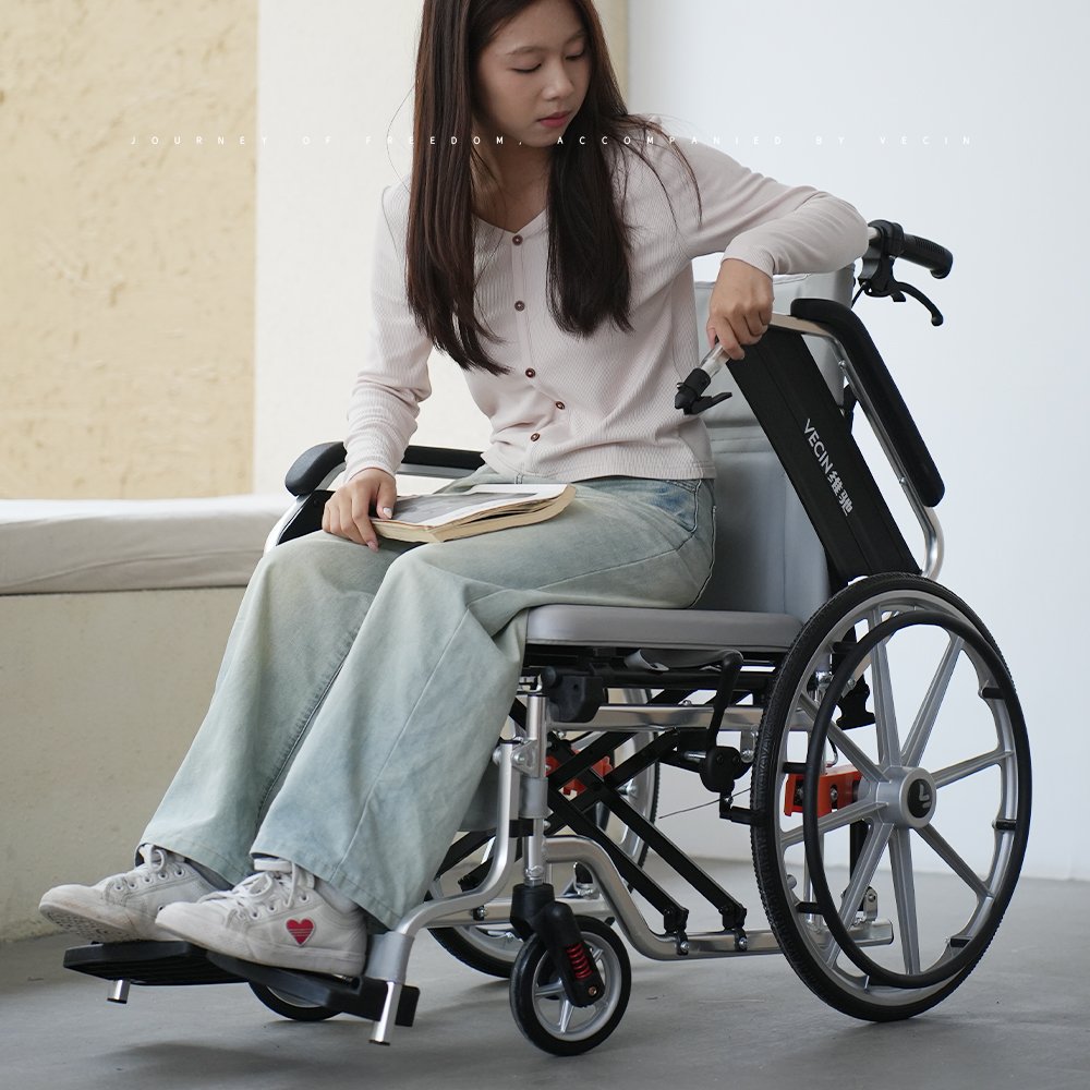 model vc606 02 aluminum alloy commode wheelchair