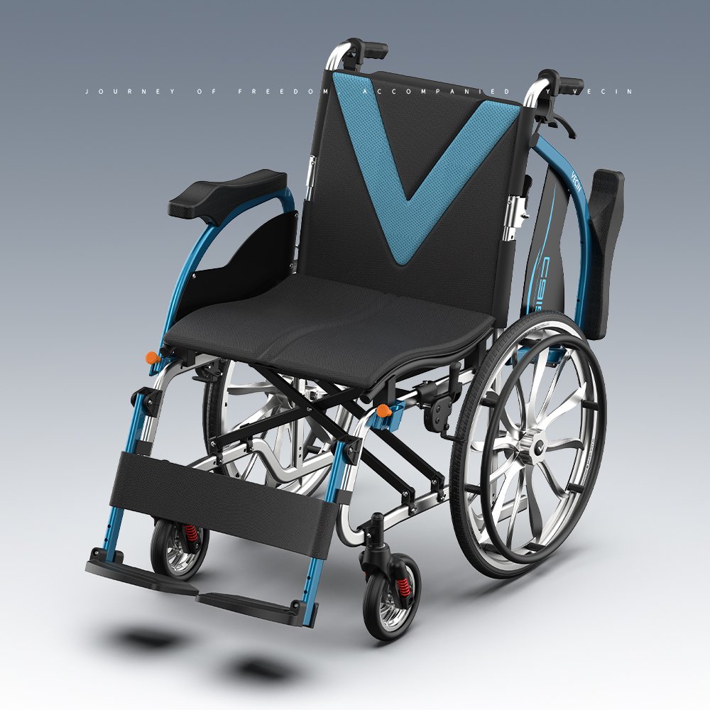 vc919 01quickly aluminum manual wheelchair