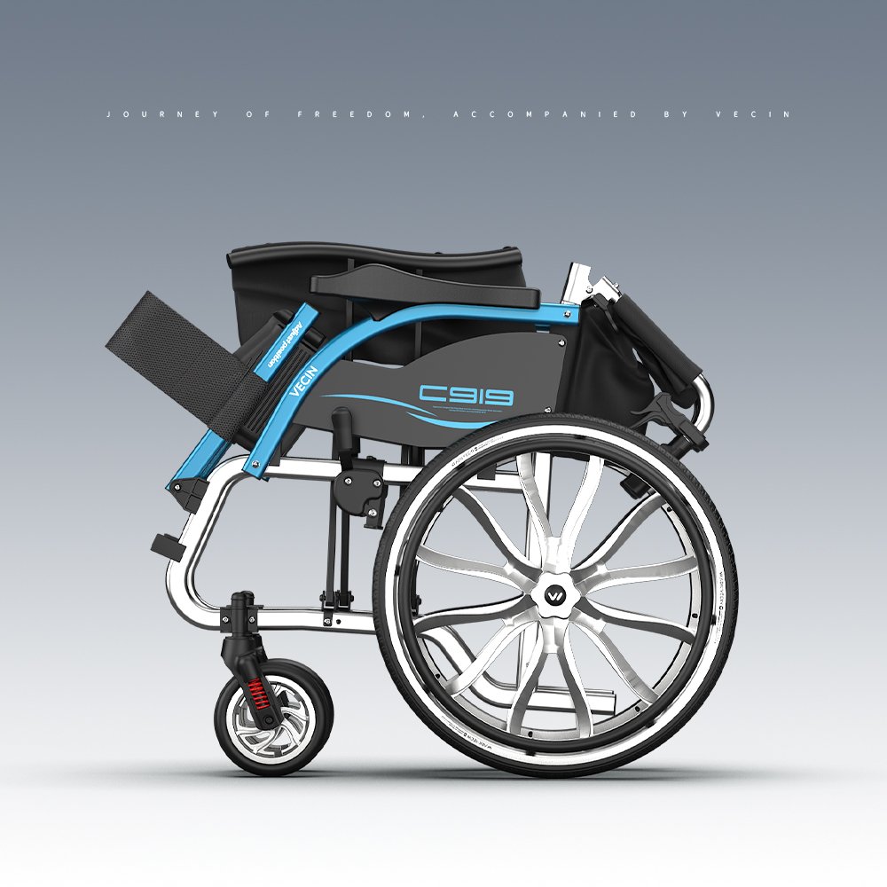 vc919 01quickly aluminum manual wheelchair